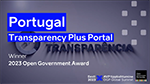 Portal Mais Transparência distinguido nos Open Government Awards 2023